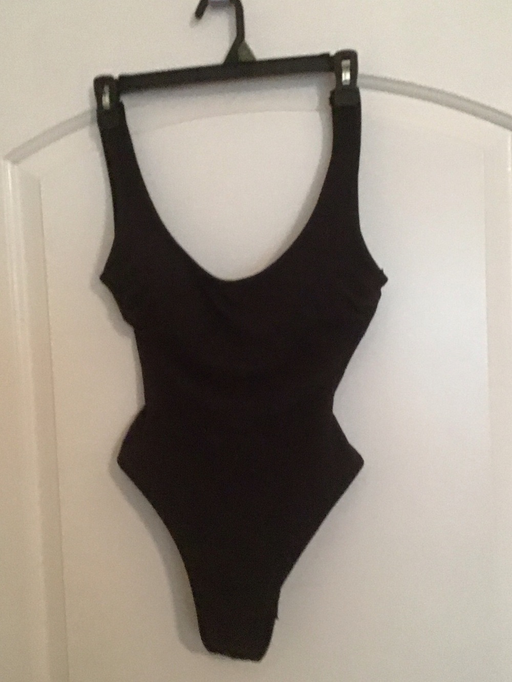 NOWT No Boundaries Black One-Piece Scoop Neck Swimsuit